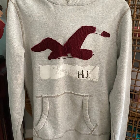 HOLLISTER Gray Sweatshirt Pullover Hoodie - Size Small - Picture 1 of 2